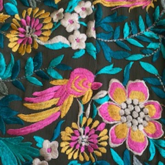 Anthropologie Emboridary Skirt by BARASCHI Size 0 - Picture 8 of 16